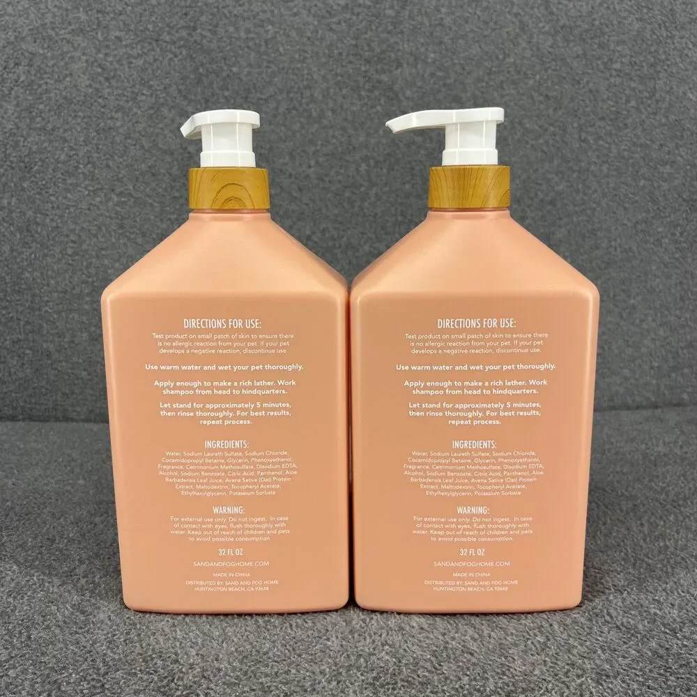 2x Sand + Paws Honeysuckle & Aloe Pet Shampoo & Conditioner 32 fl oz‎